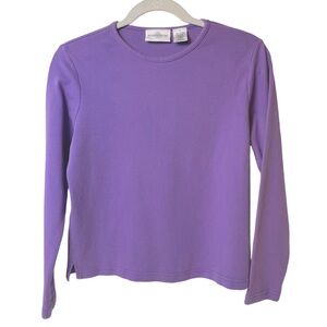 Nordstrom Lavender Long Sleeve Top Size S